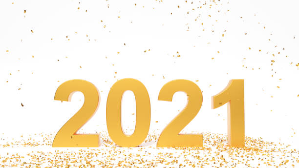 istock Happy New Year Background. Start in 2021. 3D illustration 1291683709