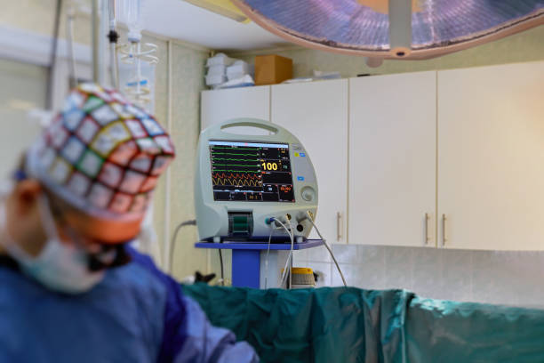 istock Anesthetic and ventilator machine inside the modern operating room in intensive care 1291689236