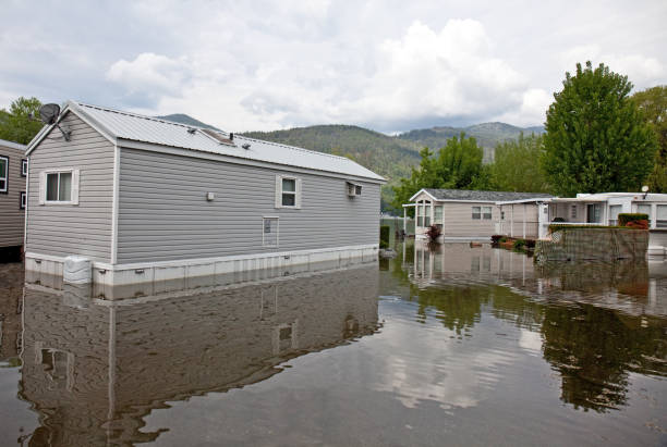 istock Flooded Trailer Park in British Columbia 1291692364