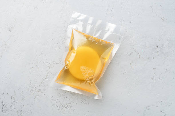 istock Kombucha boxed on a concrete background. Fermented food. 1291702508