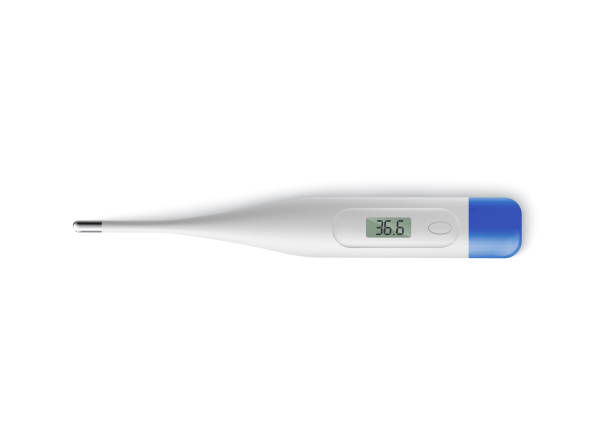 istock Vector realistic illustration of digital medical thermometer 1291712589