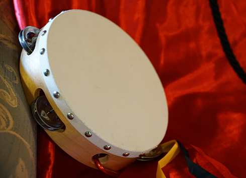 Tambourine of the musical instrument