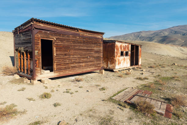 istock Old abandoned ruined houses in mountains 1291719329
