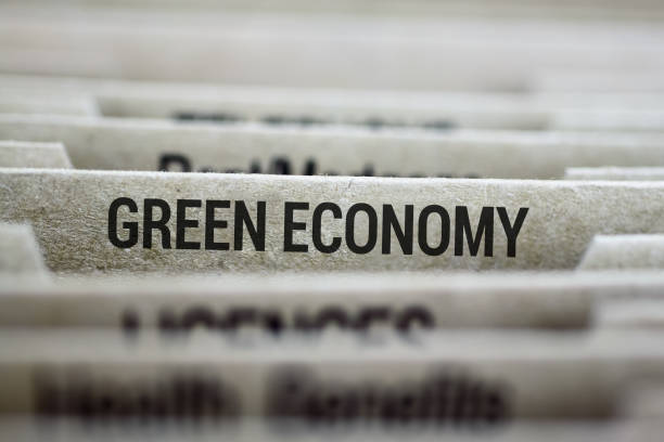 istock Green Economy titled file folder tab 1291736313