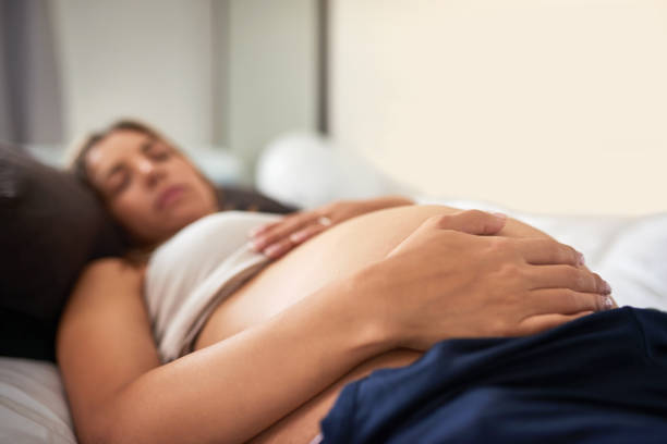 istock She needs all the rest before baby comes 1291738647