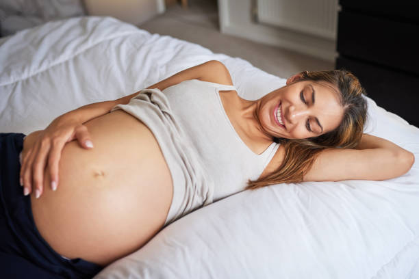 istock The kicking gets harder when I lay still 1291738650