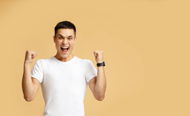 istock Really impressive achievements, win dance, rewarded, positive news 1291746919