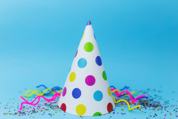 istock Different Christmas decorations on the blue background 1291754001