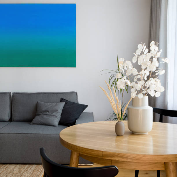 istock Table in small living room 1291755438