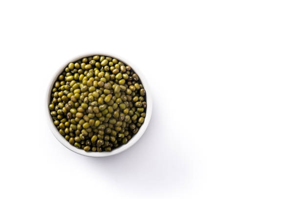 istock Green soy beans in white bowl 1291756156