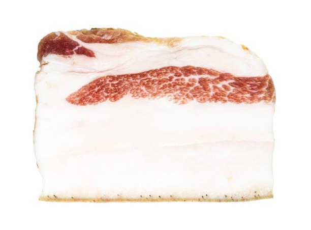 istock slice of salted Salo with meat layer isolated 1291756781