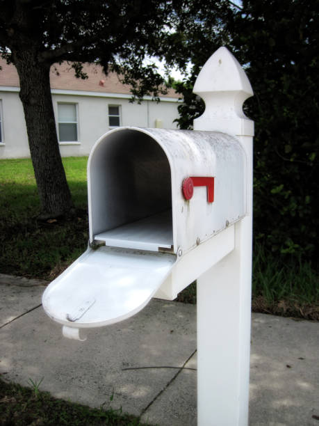 istock White metal residential mail box 1291762957