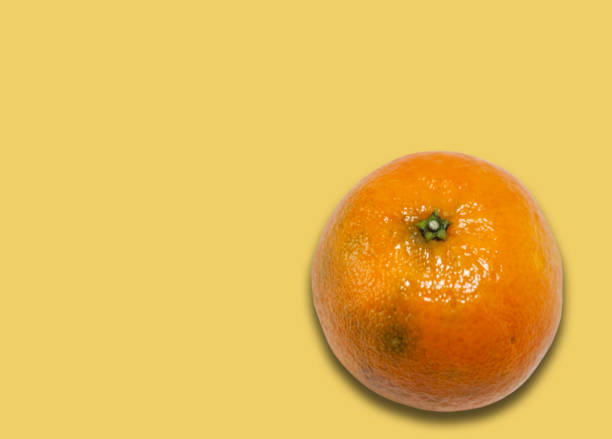 istock Fresh whole mandarin orange background (Citrus reticulata), clean tangerine 1291768755