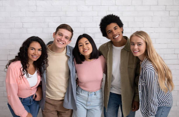 istock Friendship of exchange students and modern education 1291772533