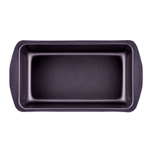 istock Cake form isolated on white background, copy space. Cake cup, metal mold, bakeware. Top view, flat lay, above 1291773304