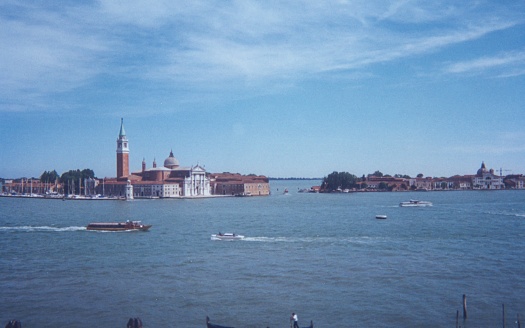 VENICE, ITALY 8 APRIL 1979: Venice landscape view