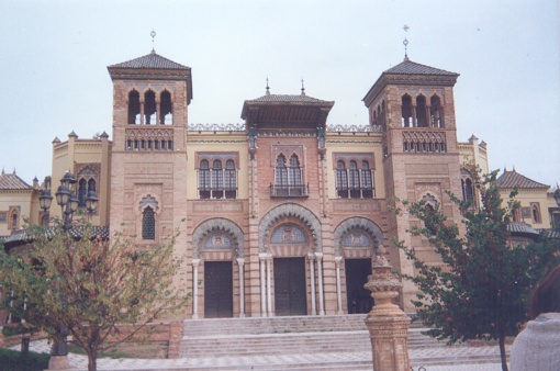 SEVILLE, SPAIN 10 JULY 1989: Museo Nacional de Bellas Artes building view