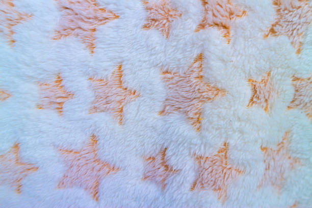 Full frame shot of star shape in the blanket