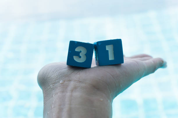 istock Symbol number thirty one on hand. 1291777808
