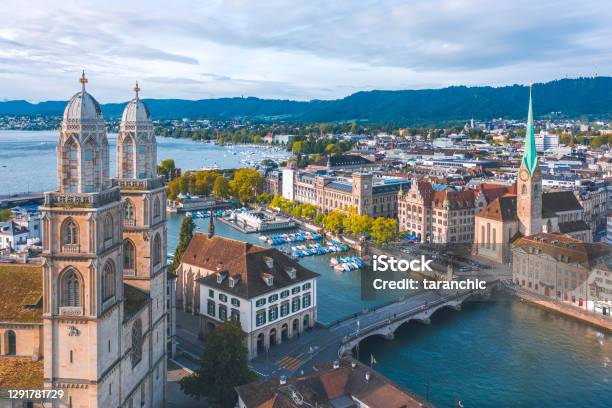 Zurich Stock Photo - Download Image Now - Zurich, Switzerland, Urban Skyline