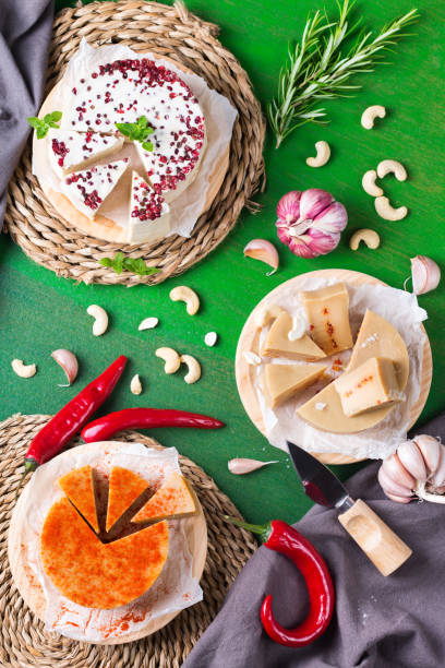 istock Vegan non dairy raw fermented cheese from cashew nuts 1291781770