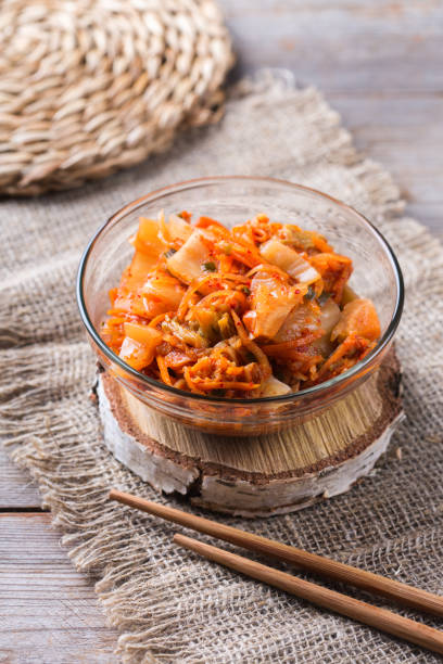 istock Traditional Korean kimchi cabbage salad 1291785655