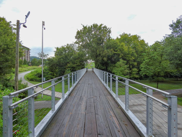 istock Wood and metal pier 1291787413