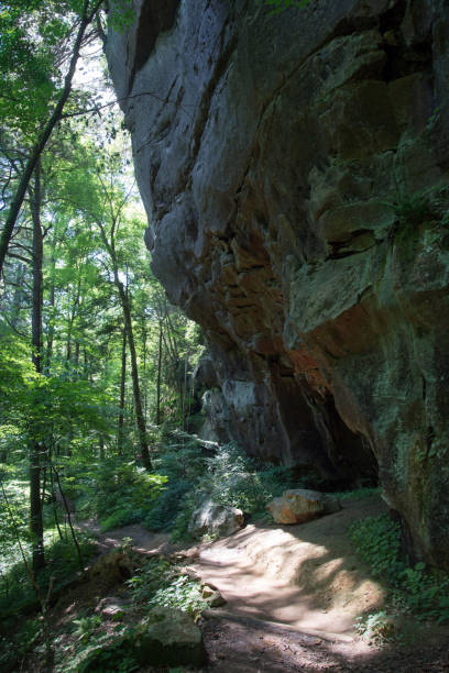 istock Trail and geography at Big South Fork Park, TN 1291795878