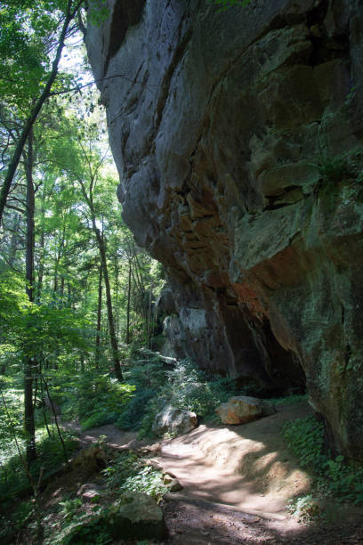 istock Trail and geography at Big South Fork Park, TN 1291795918