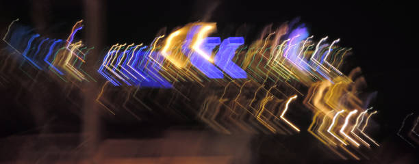 istock Motion  street light trails on dark night 1291797512