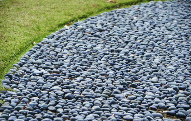 istock pebble path for reflexology at public park. 1291797900