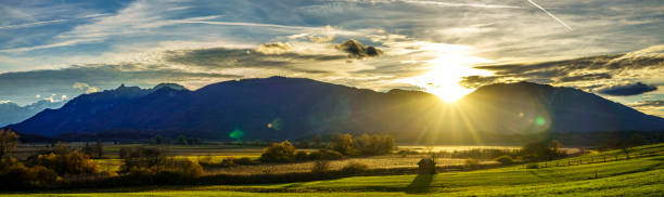 istock landscape at Murnau am Staffelsee - bavaria 1291806453