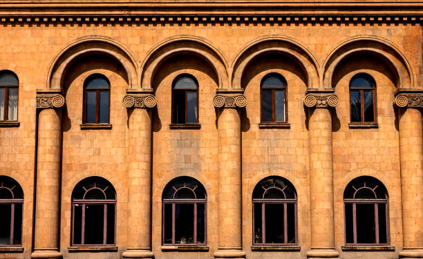 istock Beautiful wall of an old building. 1291809908