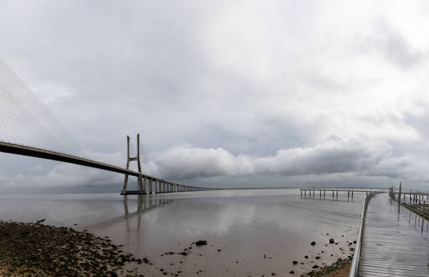istock view of the Vasco da Gama Bridge in Lisbon 1291814351