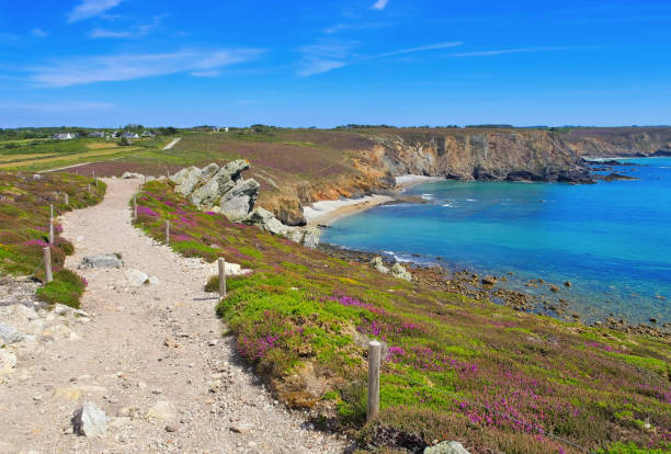 coast on Pointe de Dinan in Brittany, France