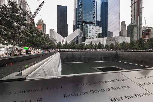 National September 11 Memorial and Museum. New York, USA - October 09 2018.