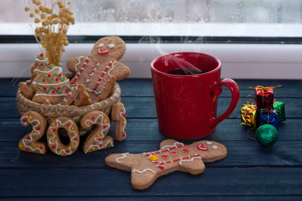 New Year Concept With Gingerbread Cookies