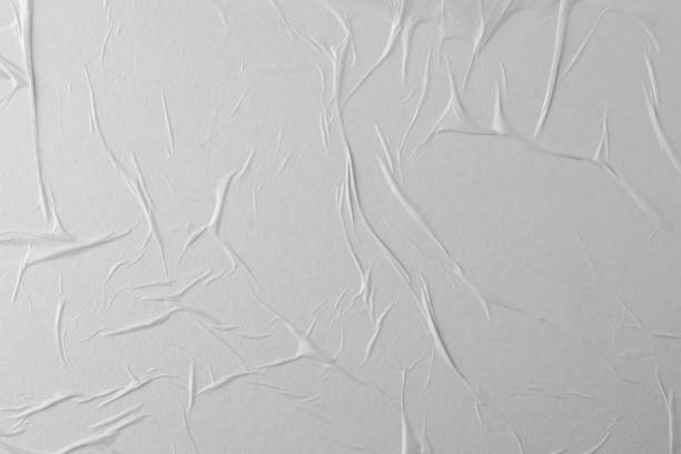 istock White paper with folds. Paper texture. 1291825152