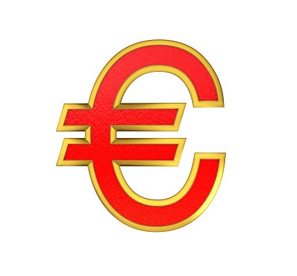 Gold Euro Symbol