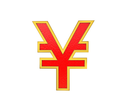 Gold Yen Symbol