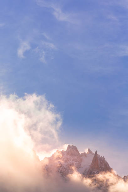 istock French Alps colorful evening landscape, copy space 1291833260