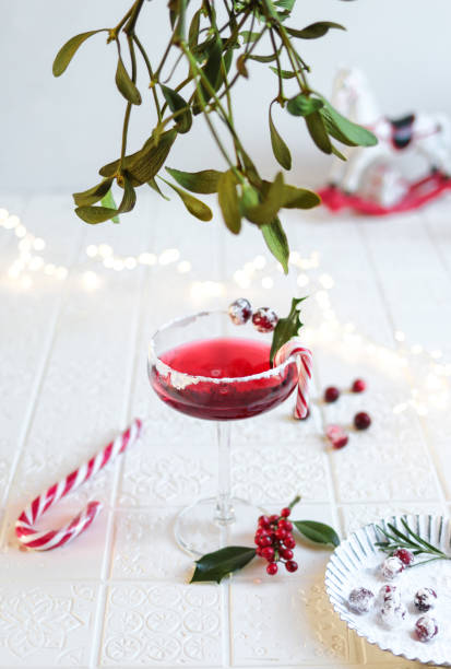 istock Festive Cranberry Cocktail for Christmas 1291841552