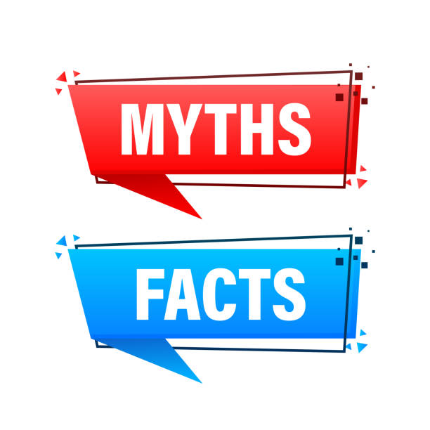 istock Facts and myths bubble isolated on white background. Symbol, logo illustration. Check mark icon vector design. Character for concept design. 1291844397