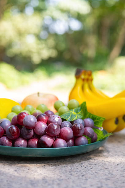 istock side view artificial fruits in the outdoor vertical composition 1291849155