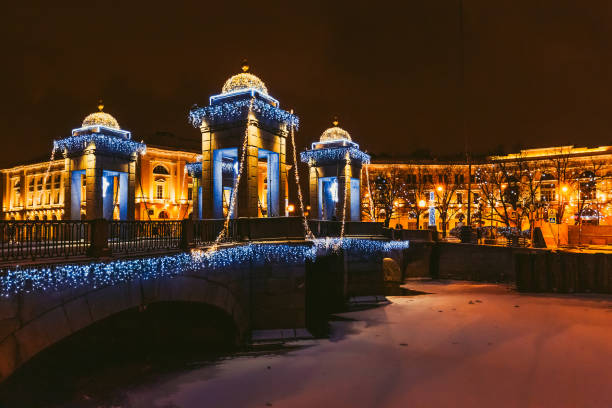 istock Christmas decorations in Saint Petersburg 1291850007