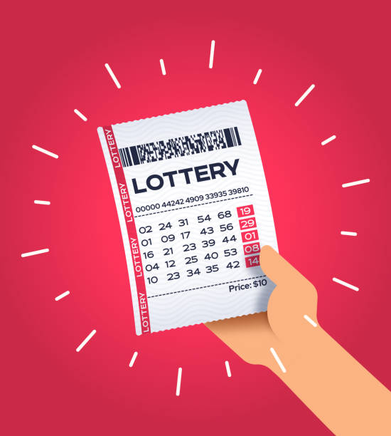 Person Holding A Winning Lottery Ticket Stock Illustration - Download Image  Now - Lottery, Lottery Ticket, Ticket - iStock