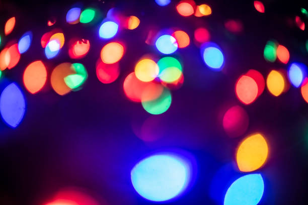 Vibrant bokeh - abstract desingn background