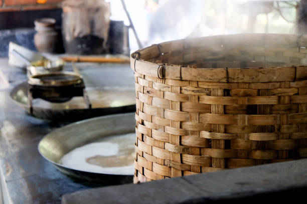 istock The process of making palm sugar by the traditional Thai method. 1291873757