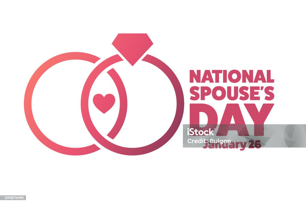 Vetores de Feliz Dia Nacional Dos Cônjuges 26 De Janeiro Conceito De Feriado Modelo Para Fundo Vetores de Feliz Dia Nacional Dos Cônjuges 26 De Janeiro Conceito De Feriado Modelo Para Fundo