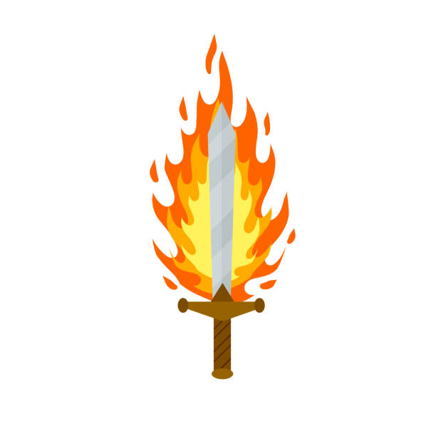1,536 Flaming Sword Illustrations & Clip Art - iStock | Angel, Dragon,  Cherubim